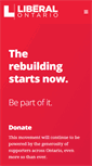 Mobile Screenshot of ontarioliberal.ca